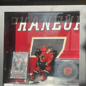 Calgary Flames Dion Phaneuf (Shadow Box Display)